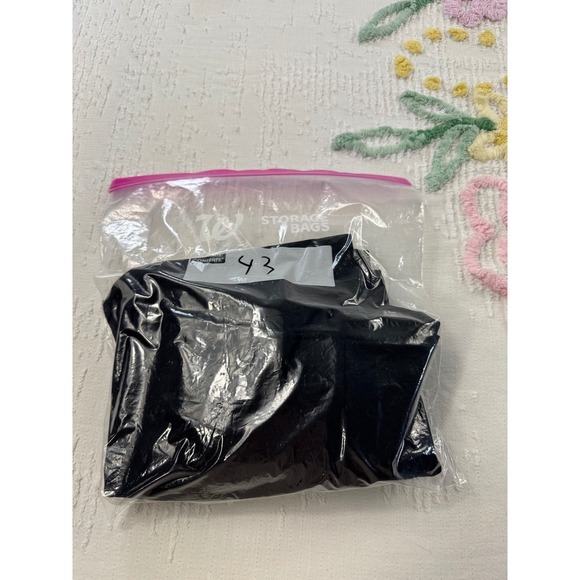 Shein Women's Black Cargo Pants Wide M Leg High Waist Drawstring Casual Trousers - Picture 9 of 9